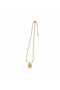 Non-Tarnish Steel Zircon Stone Necklace - 3