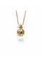Anti-Tarnish Steel Ladybug Figured Zircon Stone Necklace - 2