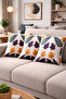 3D Digital Printing Premium Fabric Throw Pillow Cover 43X43 cm Set of 2 – Decorative Pillow - 8
