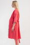 Women's Maternity Nightgown and Dressing Gown Set 100% Cotton Fuchsia Set of 2 C1T3N1014 - 2