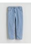 Girls' Jean Pants with Adjustable Elastic Waist (W5)
