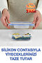 Lock&Fresh Rectangular Storage Container with Seal (565, 975, 1675ml) (Set of Three) - 3