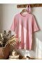 100% Cotton Oversize Fit Stylish Comfortable Women's T-Shirt - 7