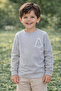 Boy's Jacquard Knitted Sweatshirt