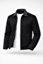 Basic Seasonal Jacket with Self-Striped Lining