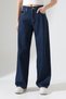 Women's Wide Leg High Waist Denim Jean Pants - 2