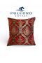 Decorative Throw Pillow Cover 45X45 cm Palace Motif Tulip Patterned Sofa Pillow Cover