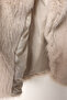 Faux Fur Jacket Lax0001 Cream - 6
