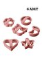 6-Piece Shaped Cookie Molds, Dough Shaping Mold, Cookie Molds, Cookie Shape - 2