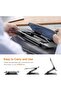 Laptop Stand, Adjustable Ergonomic Riser with 360° Rotating Base, Universal Notebook Holder for 10- - 3