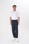 Men's Plaid Printed Cotton Pocketless Elastic Waist Pajama Bottoms Black - 3