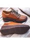 Genuine Leather Padded Heels with Rubber Straps Orthopedic Daily Women's Casual Shoes - 6