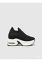 Stoned Knitwear Thick Padded Sole Women's Sneaker Shoes B278