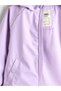 Lcw Kids Lilac Hooded Coat for Girls - 4