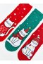 Rmz Gi̇yi̇m Farkiyla Embroidered Girls' Socks 3-Piece Set - 3
