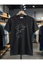 Play Wear Unisex Bol Kalıp Minimal Love Couple Crew Neck Printed T-Shirt