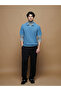 Esvab • Modern & Distinctive Devrik Roba Collar Men's Knitwear T-Shirt - 2