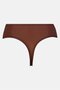 Essentials By Women 5 Pieces Solid Hi-Waist Thong Panties, Multicolor - 6