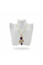 Amethyst Natural Stone Special Design Gold and Silver Option Steel Chain Necklace Does Not Tarnish - 6