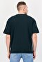 Men Oversized Fit Crew Neck Short Sleeve Solid T-Shirt, Dark Forest - 3
