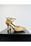 Heeled Flat and Crocodile Patterned Evening Dress Shoes 8.5cm -Feli̇syabuti̇k - 2