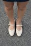 Cream Women's Buckled Elastic Easy-To-Wear Summer Dowry Bundle Ballet Flats B71Ynav - 2