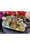 Esterhomedecor 2-Piece Metal Spice Rack with Lid and Tray in Antique Silver - 7