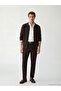 Brown Standard Fit Men's Knit Cardigan - 2