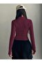 Rover Basic Slim Fit Zip-Up Blouse with Finger Detail - 3