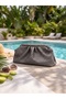 Braided Women's Hand and Shoulder Bag Large Size / Gray Color - 2