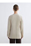 Lcw Modest Beige Double-Breasted Collar Textured Women's Kimono - 7