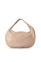 Barela Faux Leather Knitted Detailed Women's Hand and Shoulder Bag Mink