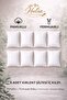 8 Pieces Throw Pillow Mattress Inner Cover Liner Cover Cotton Soft Texture Zippered 45*45 cm or 43*43 cm