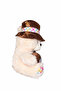 33 cm Plush Teddy Bear with Hat and Love Heart |   Valentine's Day & Special Day Gift Soft Stuffed Toy - 4
