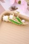 Elegant Metal Clasp in the Shape of a Tulip - 4