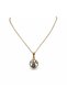 Heartbeat Steel Necklace with Evil Eye Bead Detail - 2