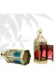 Moroccan Lanterns Set of 2 – Decorative Hanging & Table Lanterns for Ramadan, Eid, Christmas – Gold Metal with Red & Blue Glass, Candle Holder Moroccan Decor for Home, Living Room - 5