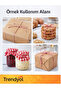 150 Meters Red and White Packaging String - Gift Packaging String - Marteniçka String - 1 Piece - 3