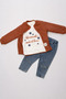 Denim 3-Piece Baby Boy Set with Pocket Detail - 3