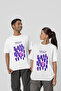 Fear Is an Illusion Oversize T-Shirt |   Courage Themed Printed Unisex 100% Cotton Black & White Tee - 5