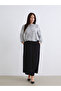 A-Line Skirt with Elastic Waist - 2