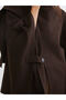 Esvab • Modern & Distinctive Stand Collar Women's Cashmere Poncho - 3