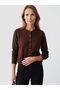 Quality Pieces from Çelebi Store Zero Roba Collar Self-Embroidered Women's Knitwear Cardigan