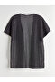 Two Mt Shop Quality Lcw Dream Black Plain Women's Kimono - 6