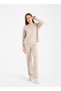Soft Textured Stone Detailed Knitwear Double Set - 3
