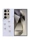 Galaxy S24 Ultra Case Airbag Design Glitter Transparent Pole Cover - 4