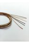 1 mm 1 Meter 6 Colors Waxed Cord (Total 6 Meters) Saddler Leather Sewing Necklace Bead Jewelry Design Bracelet Cord - 2