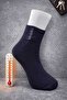 Men's Winter Thermal Terry Bootie Socks – Cold-Resistant, Soft Textured, 3 Pairs - Mixed Colors - 2