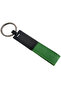 سلسلة مفاتيح معدنية من الجلد الأخضر - 2