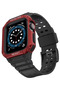 Watch 42mm Kr401 Silicone Cord - Black-Red